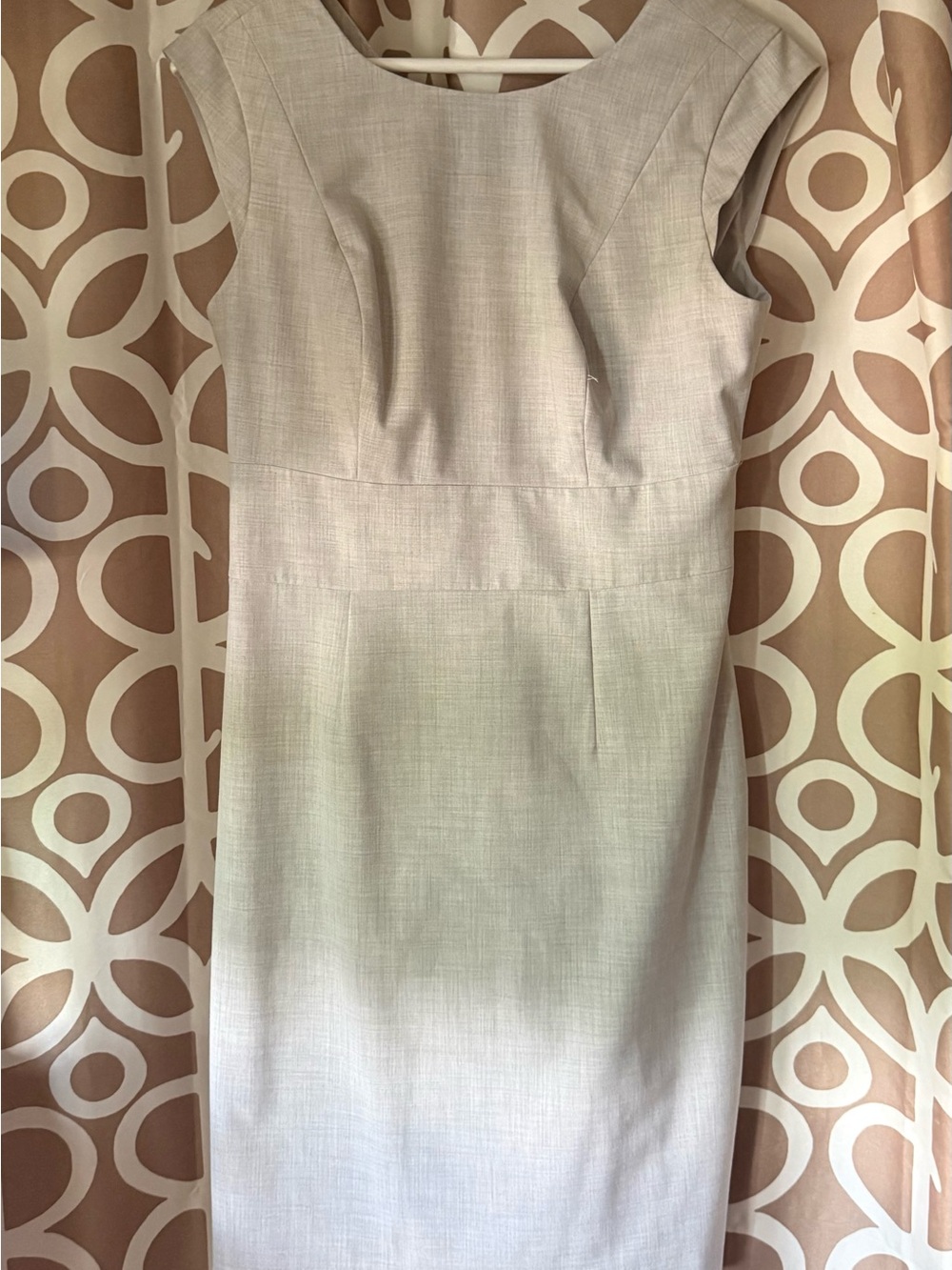 The Limited Petite Light Gray Sheath Dress